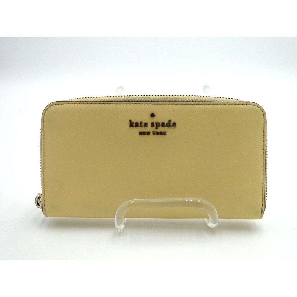 Kate Spade New York Yellow Zip Up Wallet